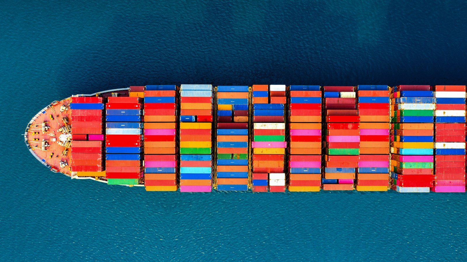 Container ship representing global sourcing